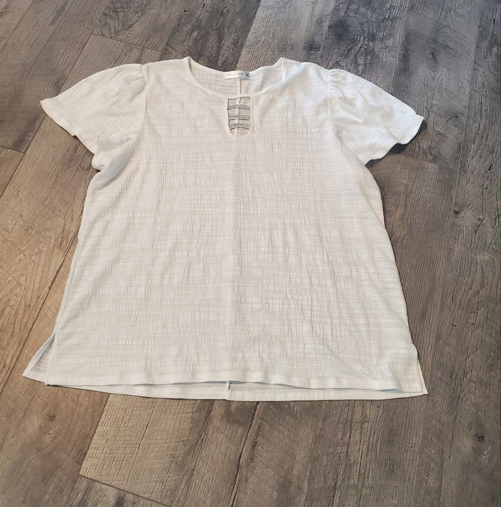 White Rhinestone retrology shirt